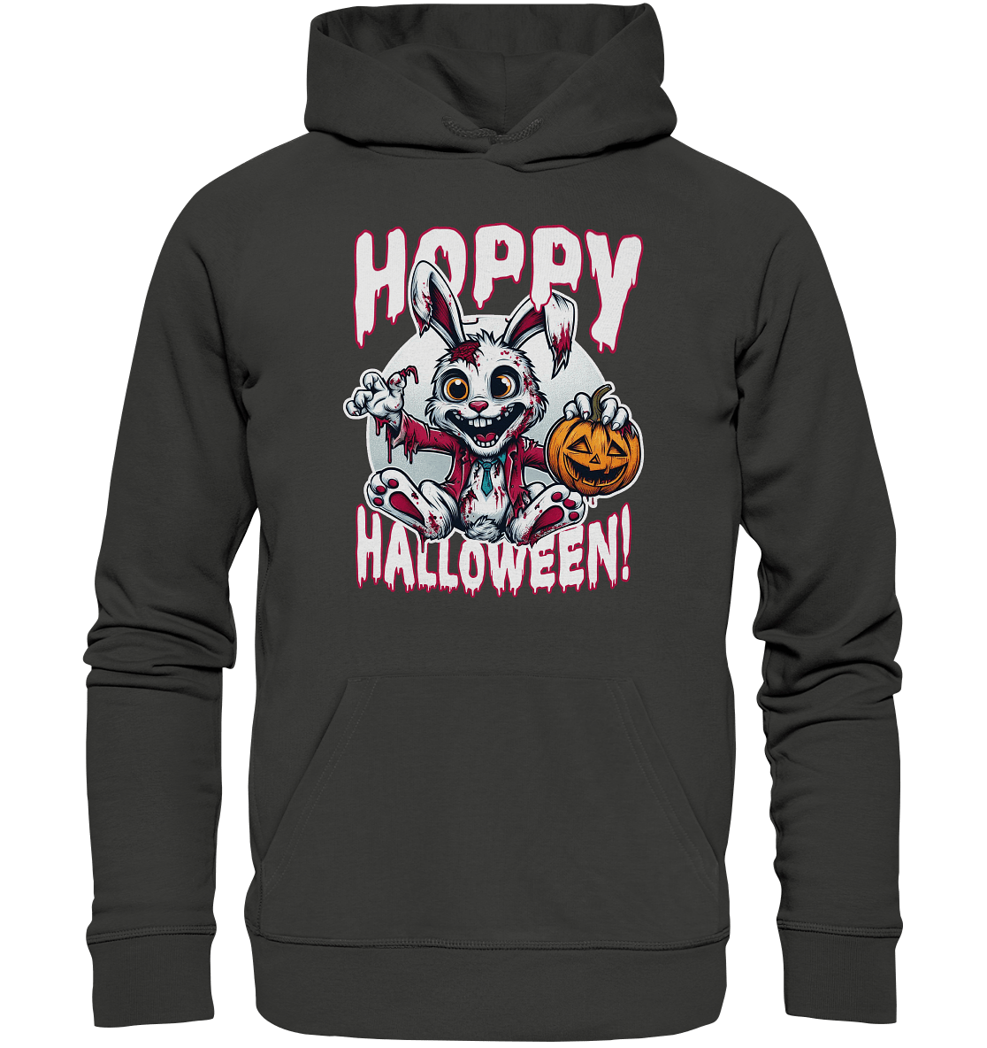 Hoppy Halloween – Der gruseligste Hase der Saison! - Premium Unisex Hoodie - FaunaFeels Onlineshop Hoodies