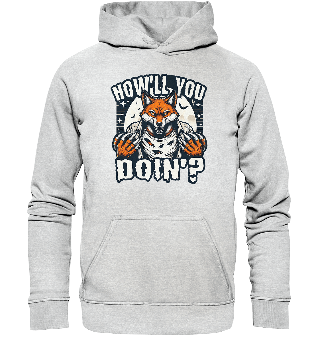 Howl You Doin' – Der wilde Fuchs im Mondlicht! - Kids Premium Hoodie - FaunaFeels Onlineshop Kids & Babys