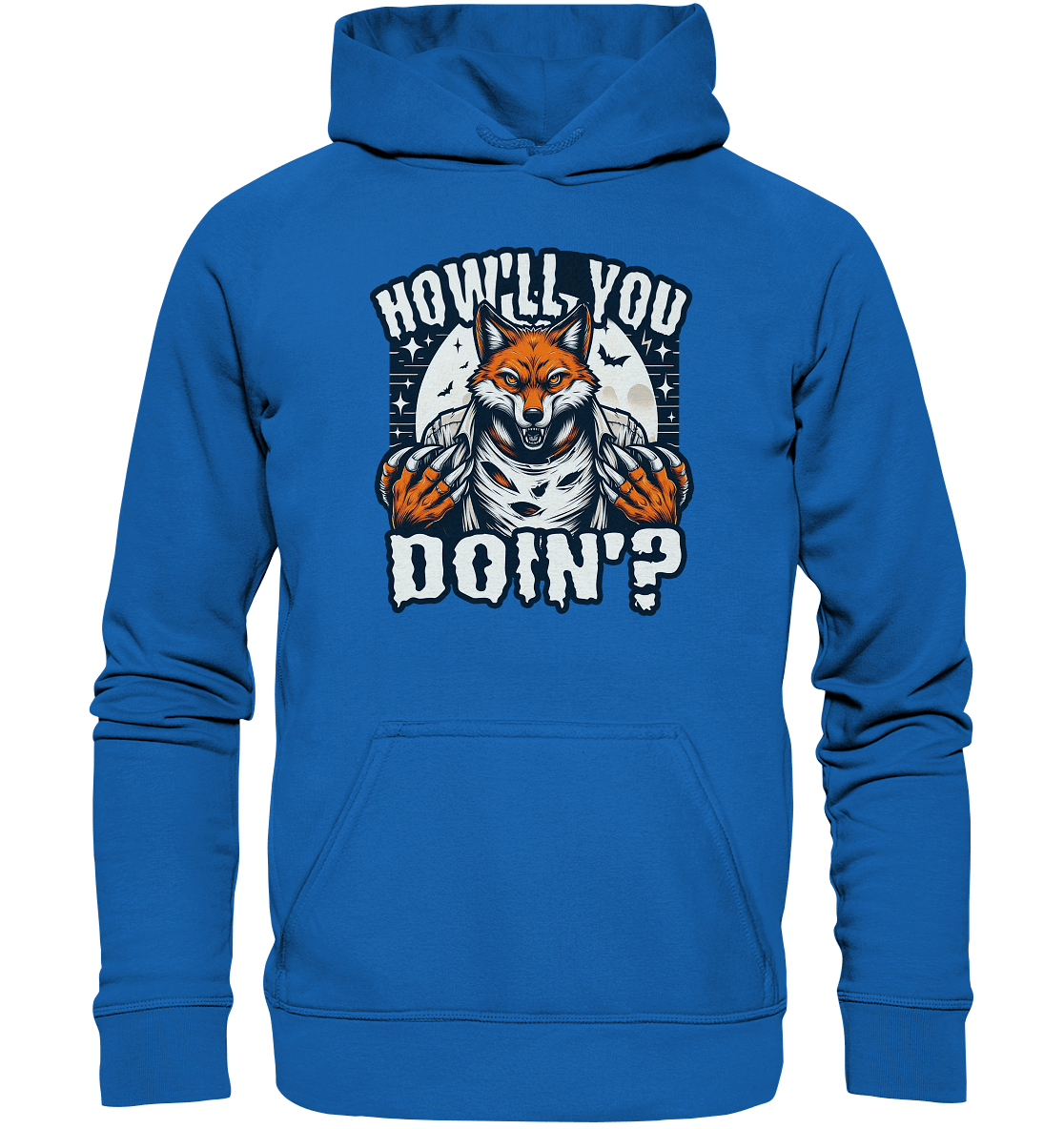 Howl You Doin' – Der wilde Fuchs im Mondlicht! - Kids Premium Hoodie - FaunaFeels Onlineshop Kids & Babys