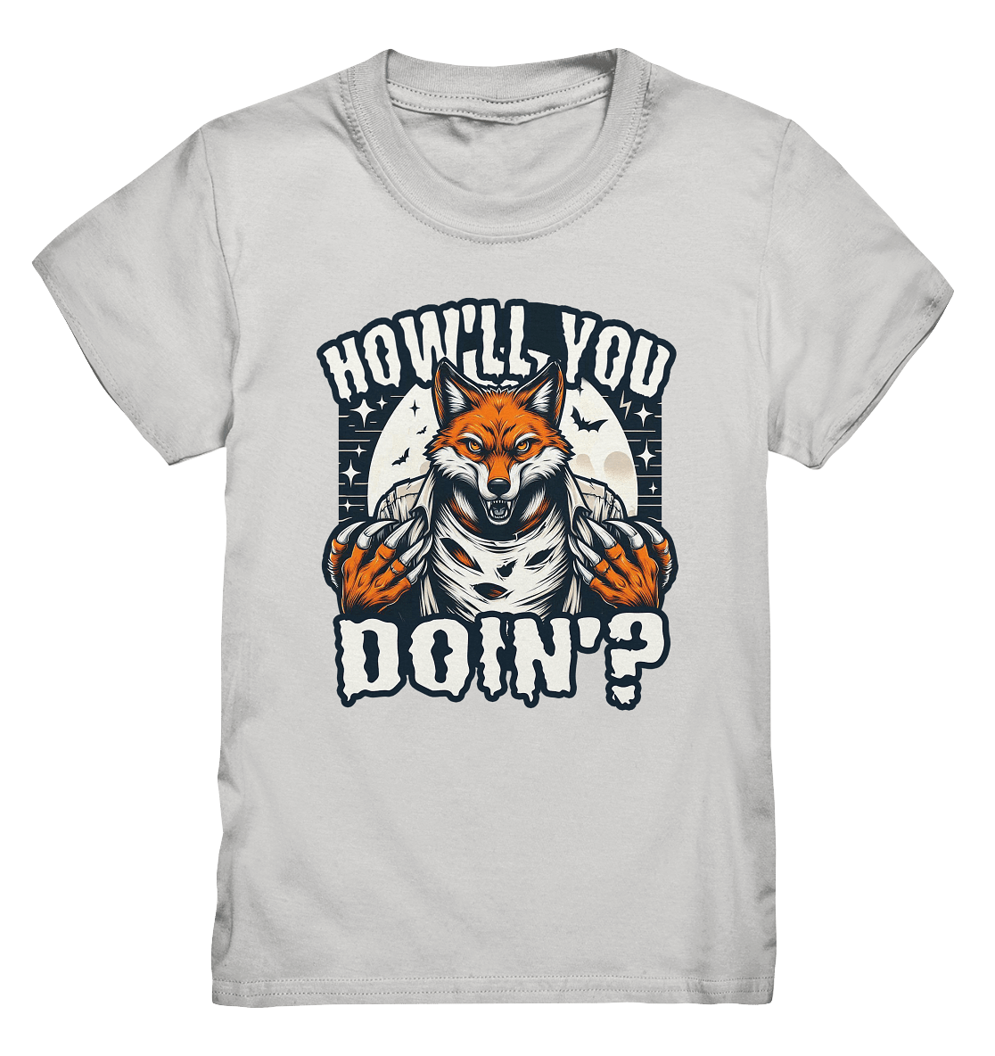 Howl You Doin' – Der wilde Fuchs im Mondlicht! - Kids Premium Shirt - FaunaFeels Onlineshop Kids & Babys