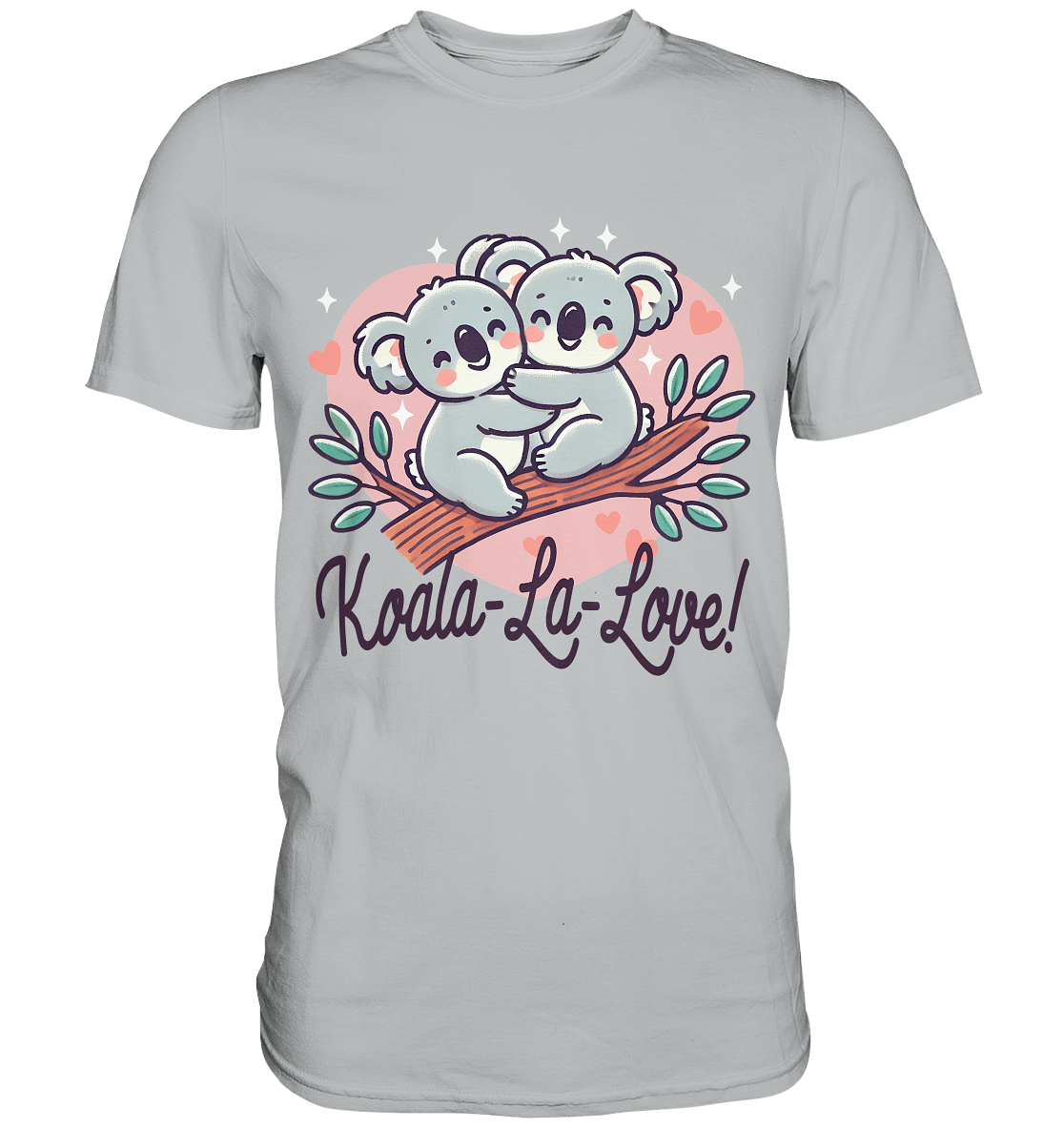 Koala - La - Love - Süßes Koala Pärchen - Premium Shirt - FaunaFeels Onlineshop Unisex - Shirts