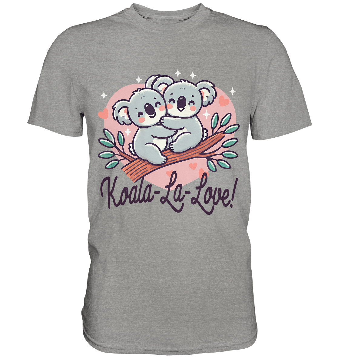 Koala - La - Love - Süßes Koala Pärchen - Premium Shirt - FaunaFeels Onlineshop Unisex - Shirts