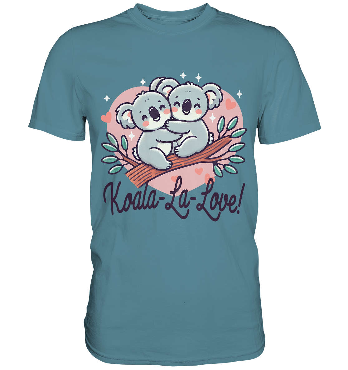 Koala - La - Love - Süßes Koala Pärchen - Premium Shirt - FaunaFeels Onlineshop Unisex - Shirts
