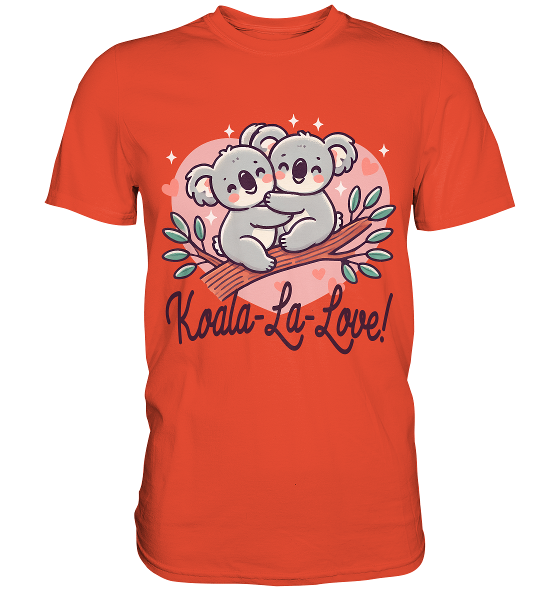 Koala - La - Love - Süßes Koala Pärchen - Premium Shirt - FaunaFeels Onlineshop Unisex - Shirts
