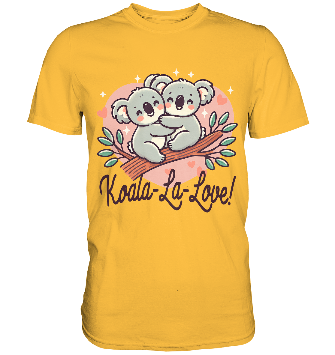 Koala - La - Love - Süßes Koala Pärchen - Premium Shirt - FaunaFeels Onlineshop Unisex - Shirts