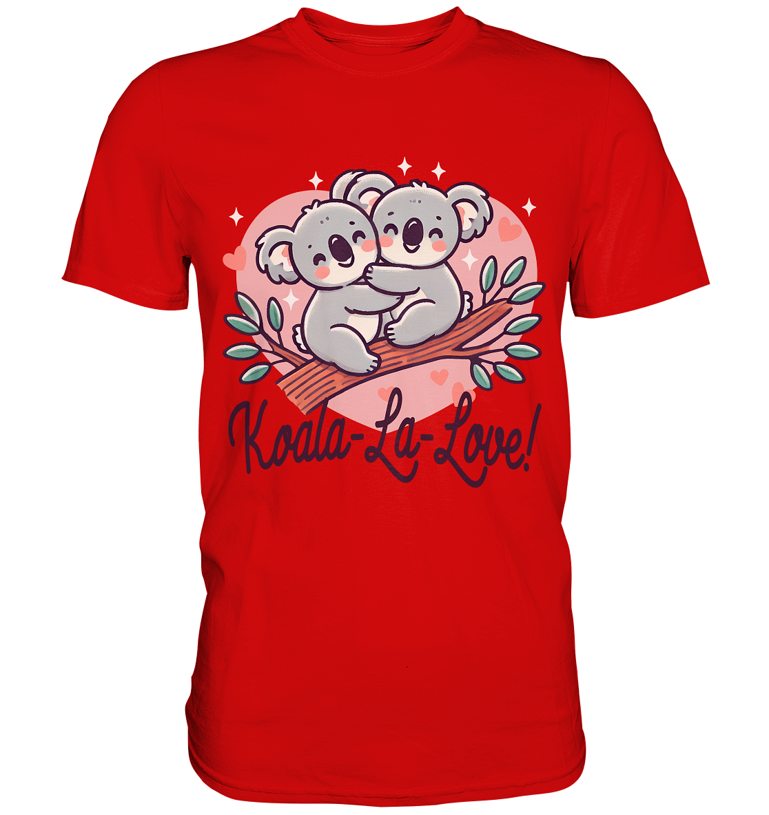 Koala - La - Love - Süßes Koala Pärchen - Premium Shirt - FaunaFeels Onlineshop Unisex - Shirts