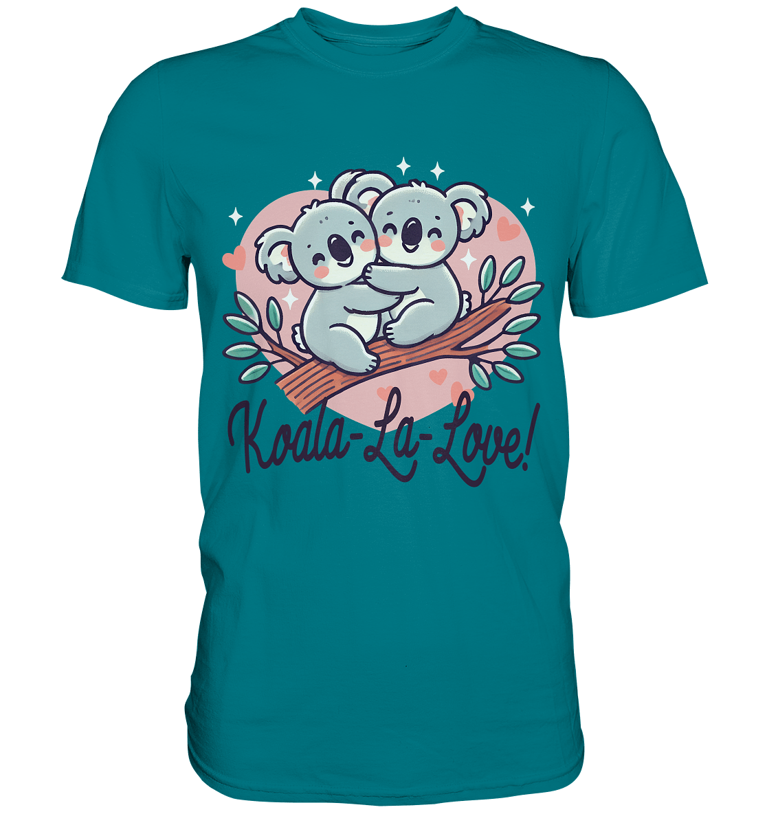Koala - La - Love - Süßes Koala Pärchen - Premium Shirt - FaunaFeels Onlineshop Unisex - Shirts