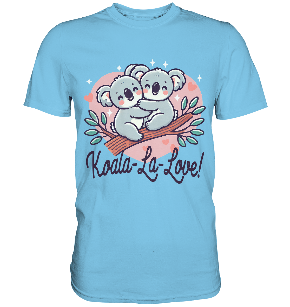 Koala - La - Love - Süßes Koala Pärchen - Premium Shirt - FaunaFeels Onlineshop Unisex - Shirts