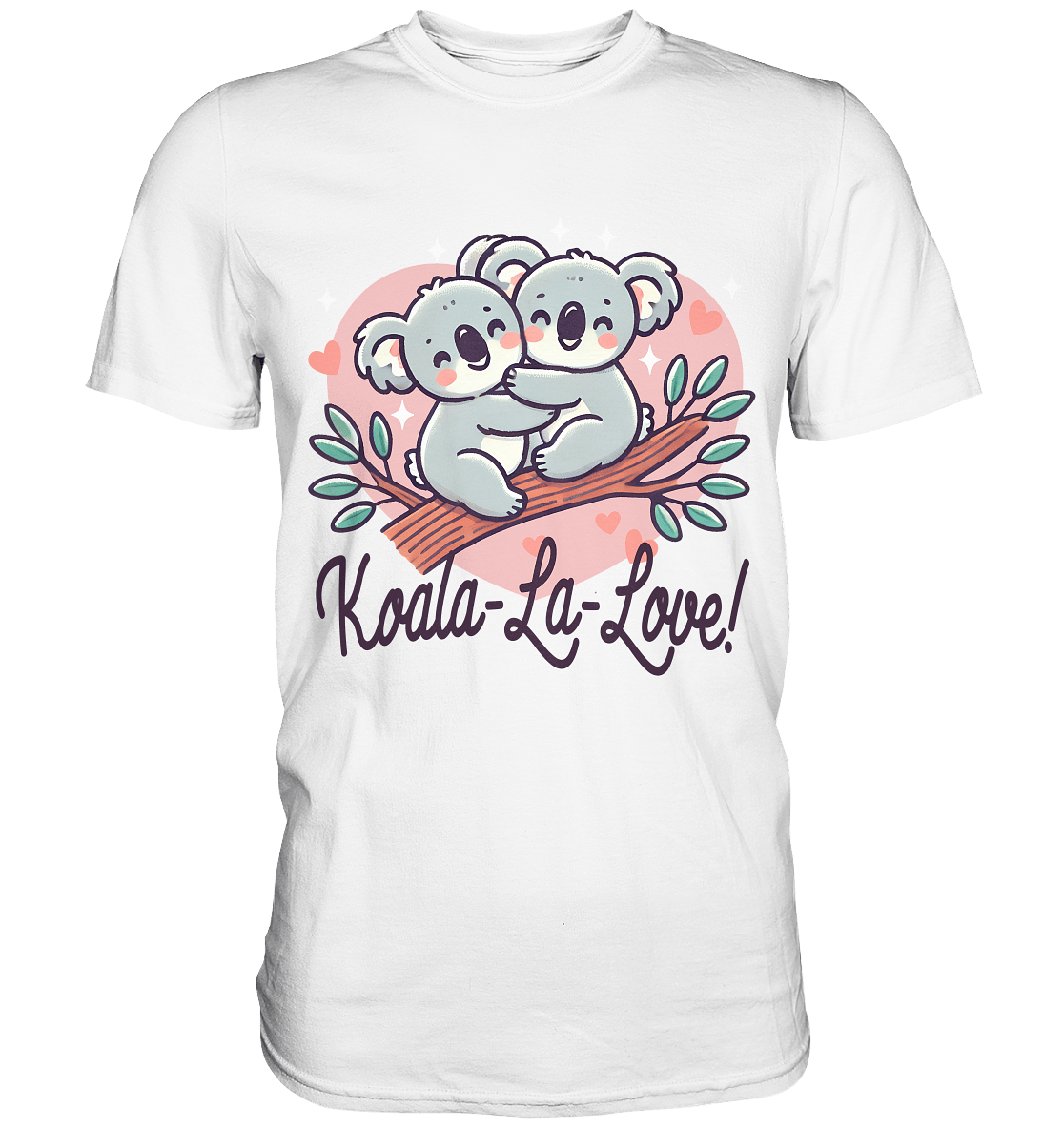 Koala - La - Love - Süßes Koala Pärchen - Premium Shirt - FaunaFeels Onlineshop Unisex - Shirts
