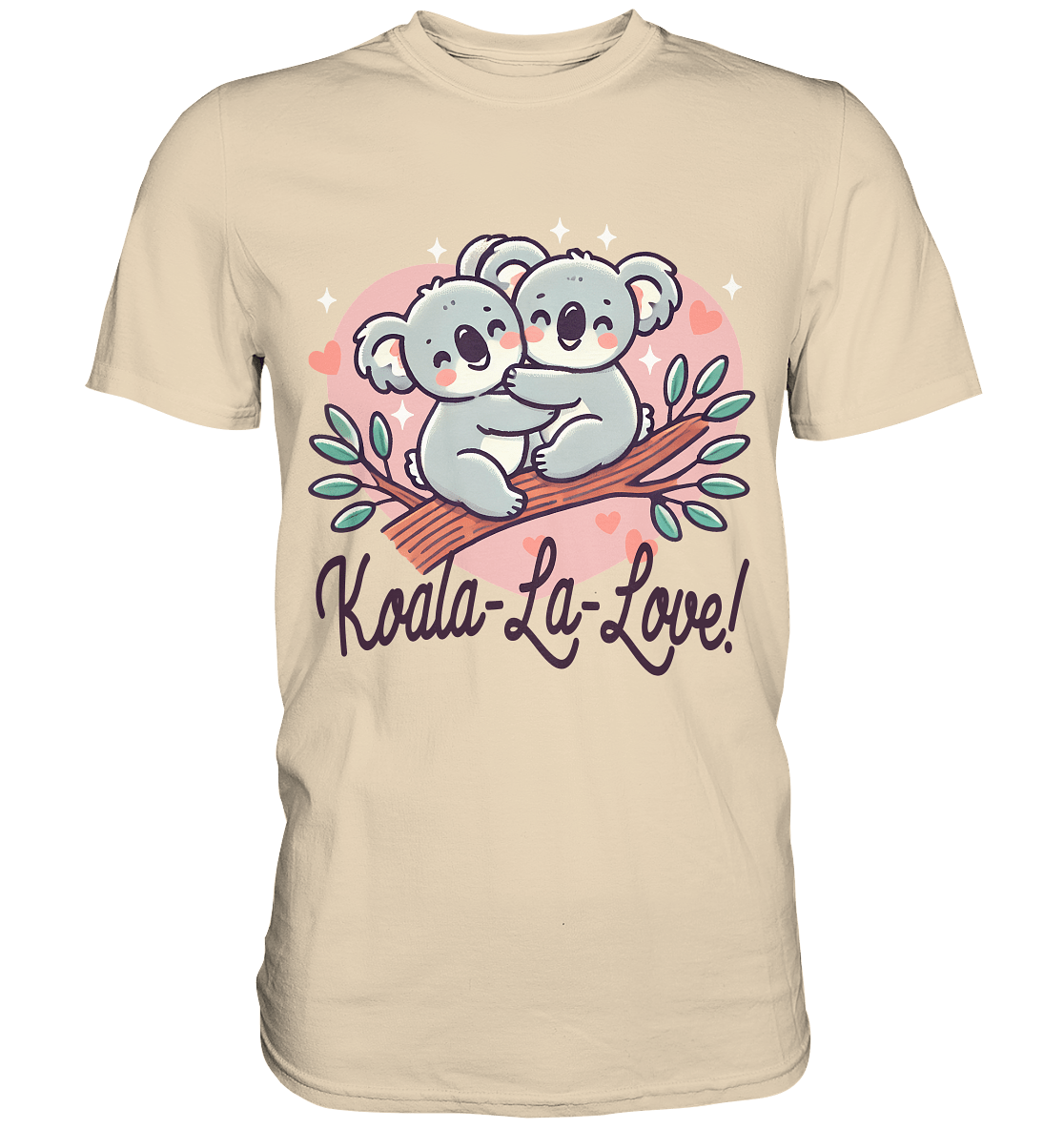 Koala - La - Love - Süßes Koala Pärchen - Premium Shirt - FaunaFeels Onlineshop Unisex - Shirts