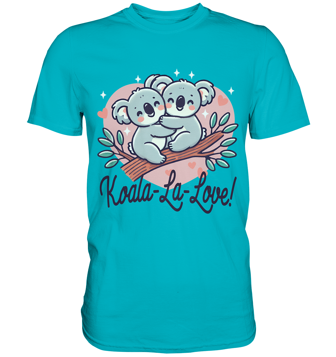 Koala - La - Love - Süßes Koala Pärchen - Premium Shirt - FaunaFeels Onlineshop Unisex - Shirts