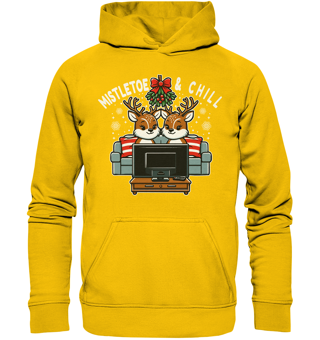 Mistletoe & Chill – Festliche Gemütlichkeit mit süßen Rentieren! - Premium T-Shirt - Kids Premium Hoodie - FaunaFeels Onlineshop Kids & Babys