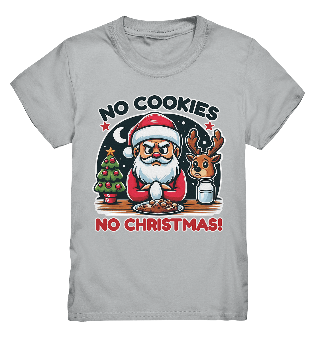 No Cookies, No Christmas – Der hungrige Weihnachtsmann! - Kids Premium Shirt - FaunaFeels Onlineshop Kids & Babys