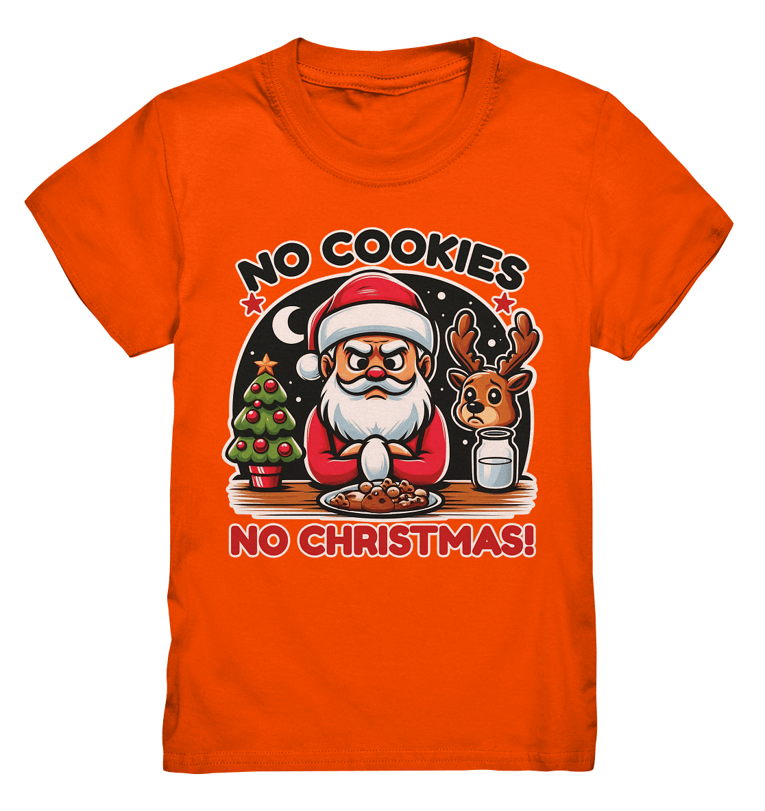 No Cookies, No Christmas – Der hungrige Weihnachtsmann! - Kids Premium Shirt - FaunaFeels Onlineshop Kids & Babys