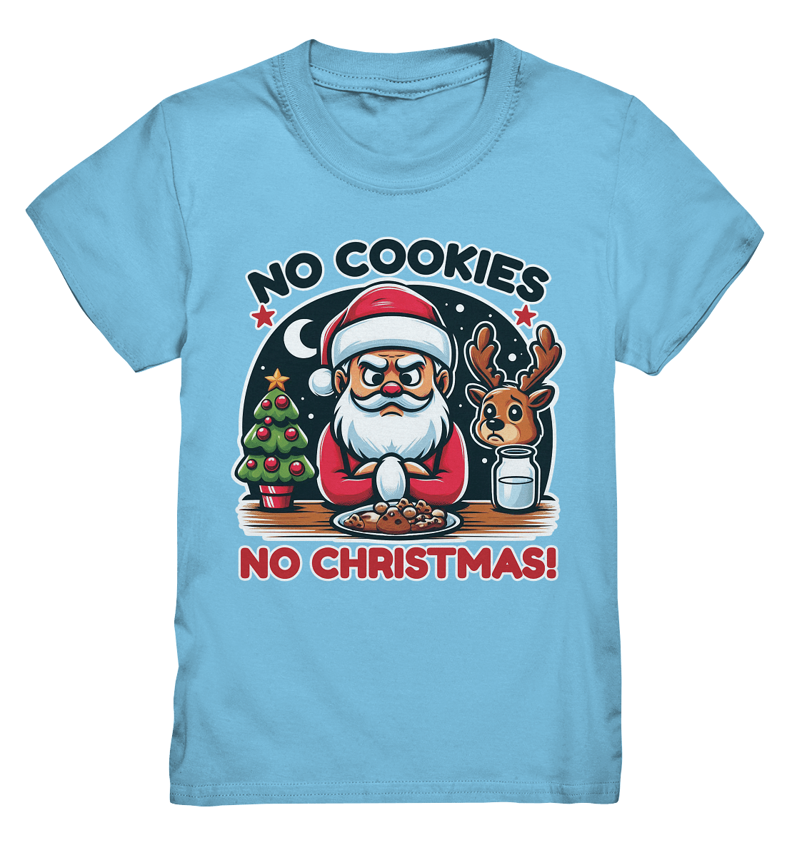 No Cookies, No Christmas – Der hungrige Weihnachtsmann! - Kids Premium Shirt - FaunaFeels Onlineshop Kids & Babys