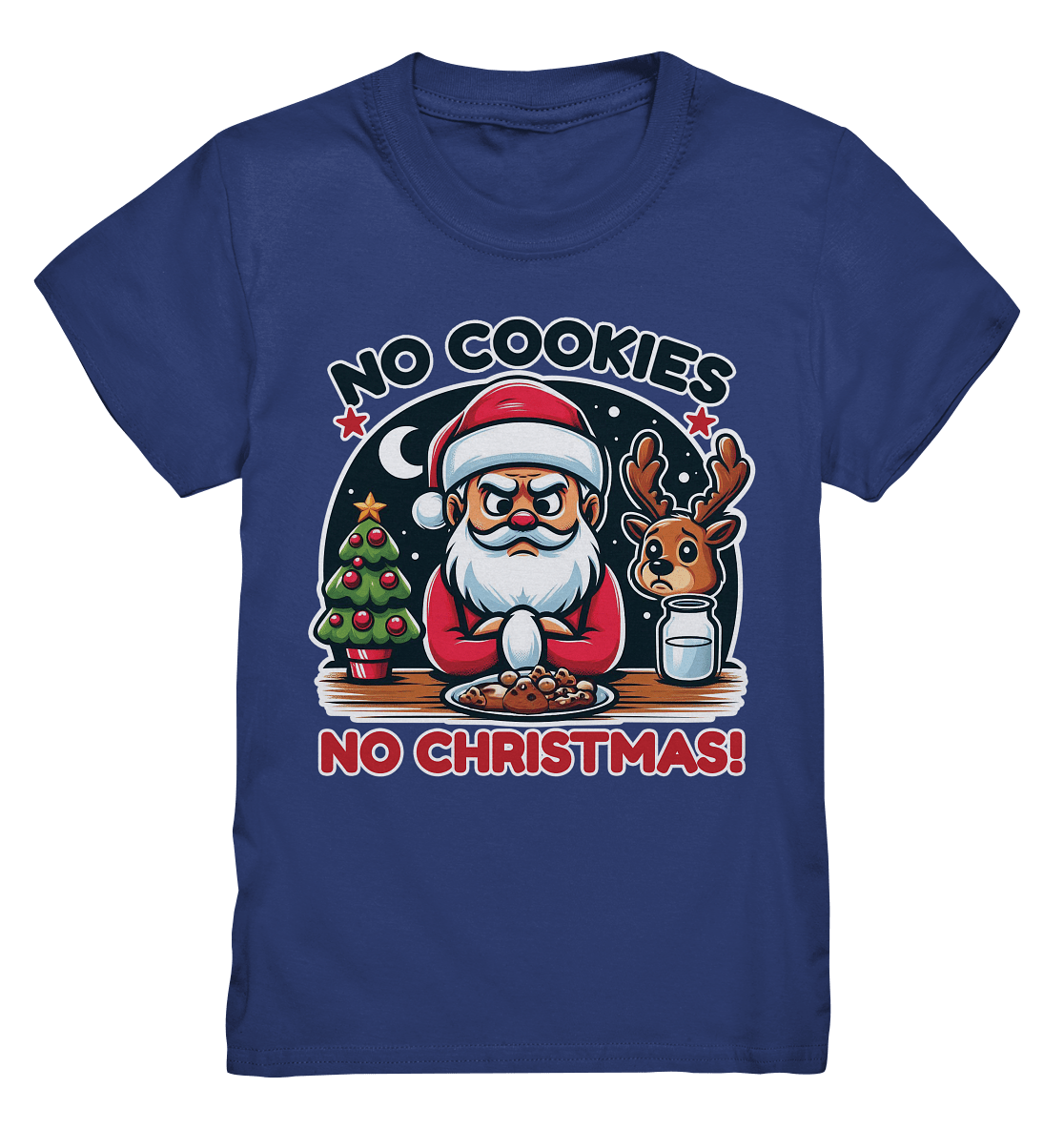 No Cookies, No Christmas – Der hungrige Weihnachtsmann! - Kids Premium Shirt - FaunaFeels Onlineshop Kids & Babys