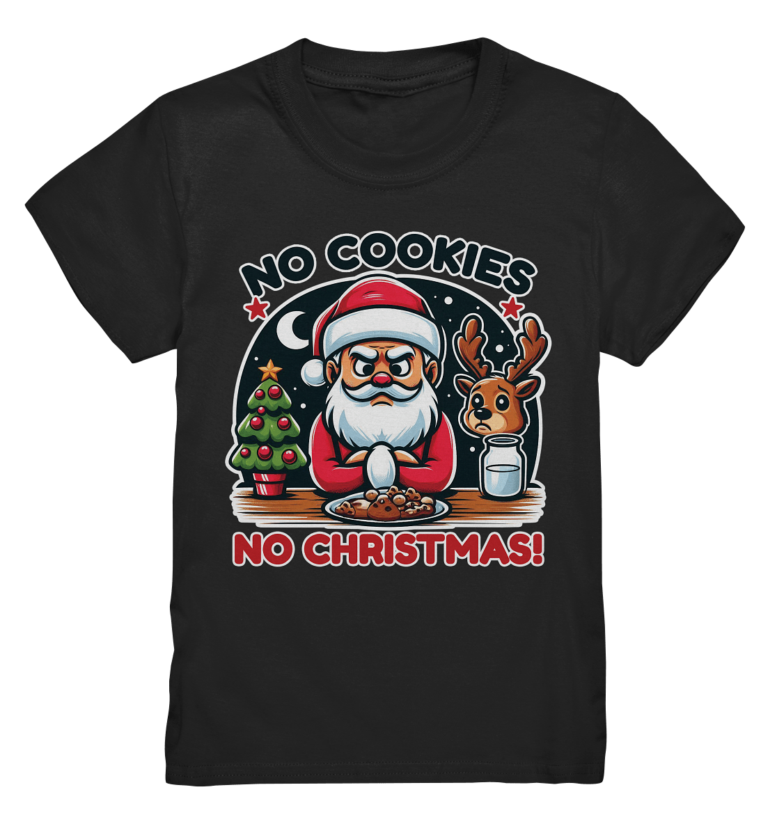 No Cookies, No Christmas – Der hungrige Weihnachtsmann! - Kids Premium Shirt - FaunaFeels Onlineshop Kids & Babys