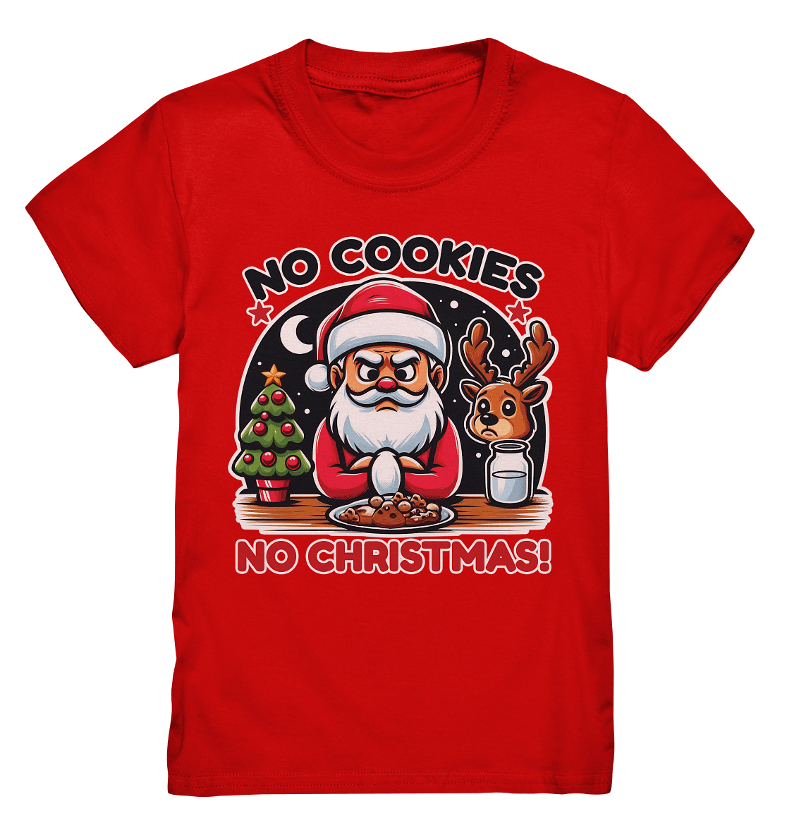 No Cookies, No Christmas – Der hungrige Weihnachtsmann! - Kids Premium Shirt - FaunaFeels Onlineshop Kids & Babys