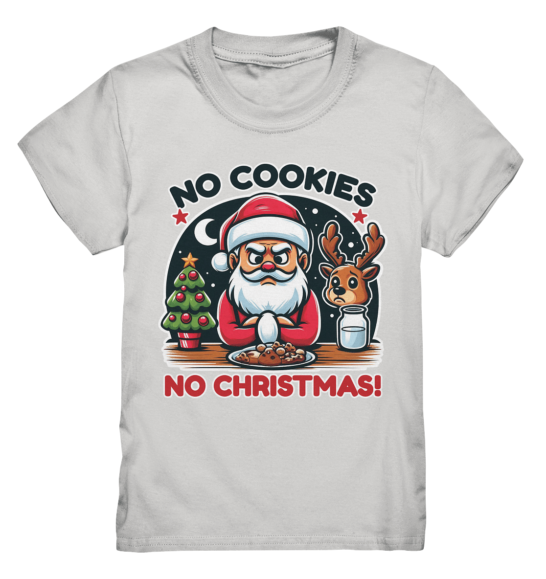 No Cookies, No Christmas – Der hungrige Weihnachtsmann! - Kids Premium Shirt - FaunaFeels Onlineshop Kids & Babys