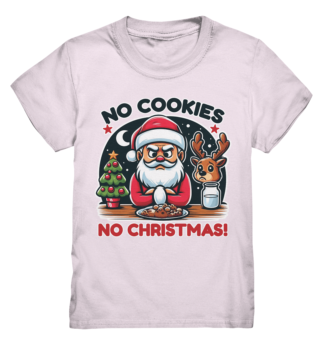No Cookies, No Christmas – Der hungrige Weihnachtsmann! - Kids Premium Shirt - FaunaFeels Onlineshop Kids & Babys