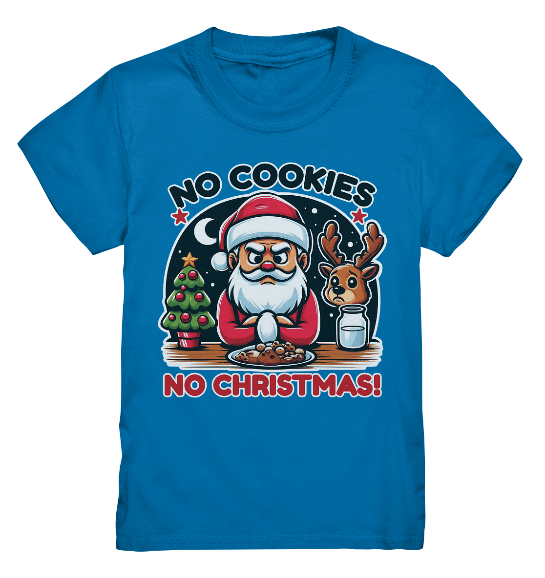 No Cookies, No Christmas – Der hungrige Weihnachtsmann! - Kids Premium Shirt - FaunaFeels Onlineshop Kids & Babys