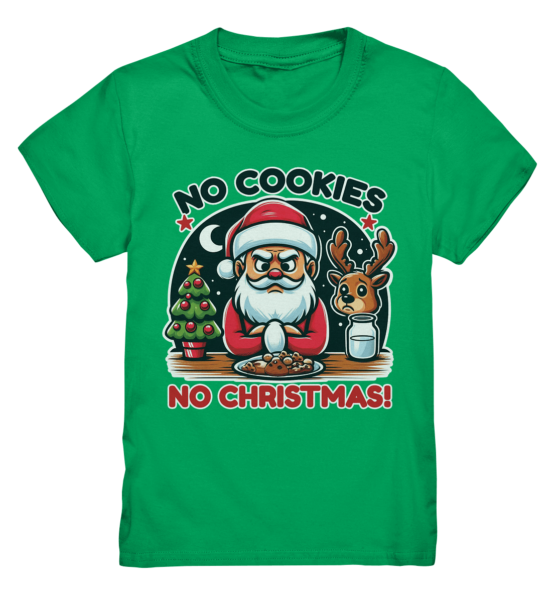 No Cookies, No Christmas – Der hungrige Weihnachtsmann! - Kids Premium Shirt - FaunaFeels Onlineshop Kids & Babys