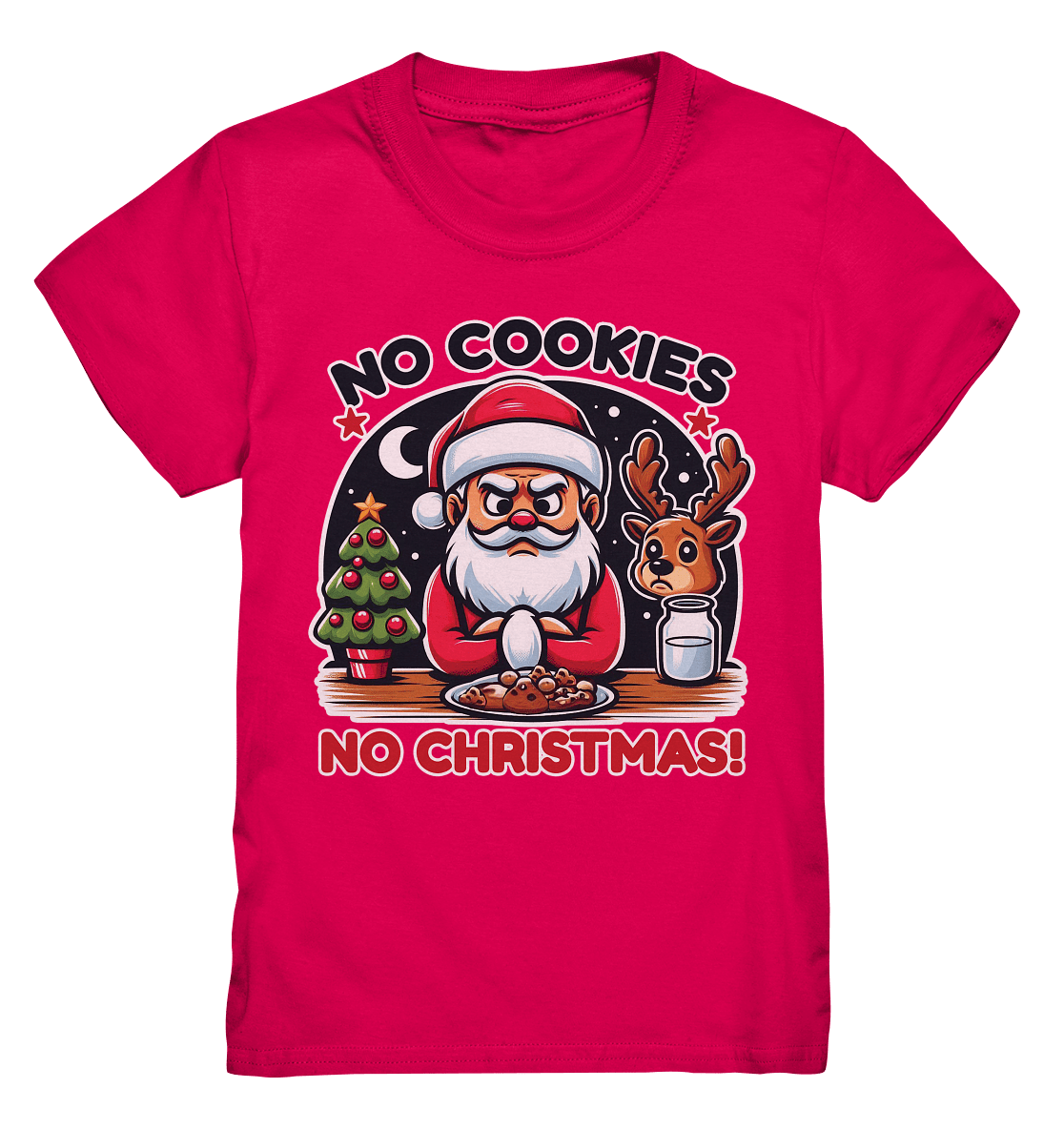 No Cookies, No Christmas – Der hungrige Weihnachtsmann! - Kids Premium Shirt - FaunaFeels Onlineshop Kids & Babys