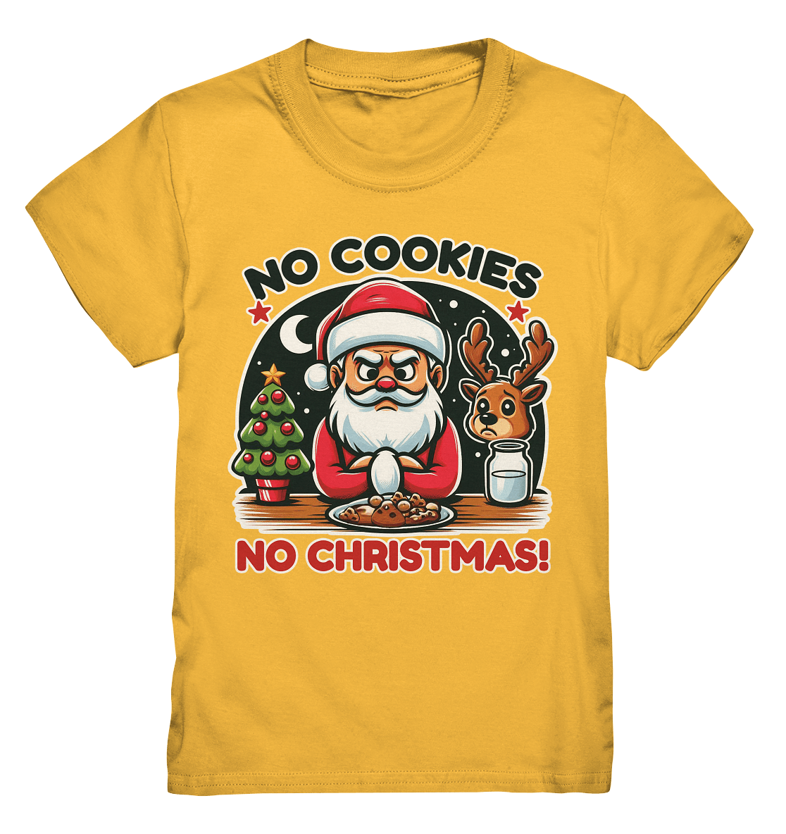 No Cookies, No Christmas – Der hungrige Weihnachtsmann! - Kids Premium Shirt - FaunaFeels Onlineshop Kids & Babys