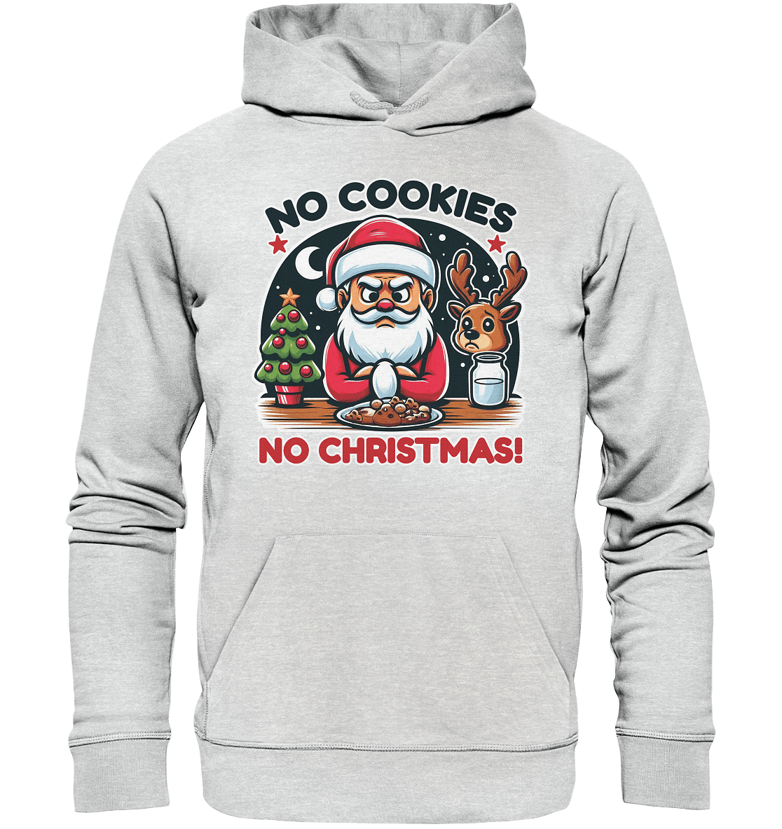 No Cookies, No Christmas – Der hungrige Weihnachtsmann! - Premium Unisex Hoodie - FaunaFeels Onlineshop Hoodies