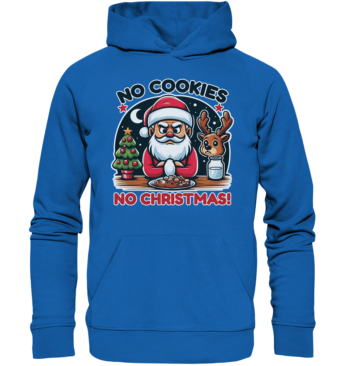 No Cookies, No Christmas – Der hungrige Weihnachtsmann! - Premium Unisex Hoodie - FaunaFeels Onlineshop Hoodies