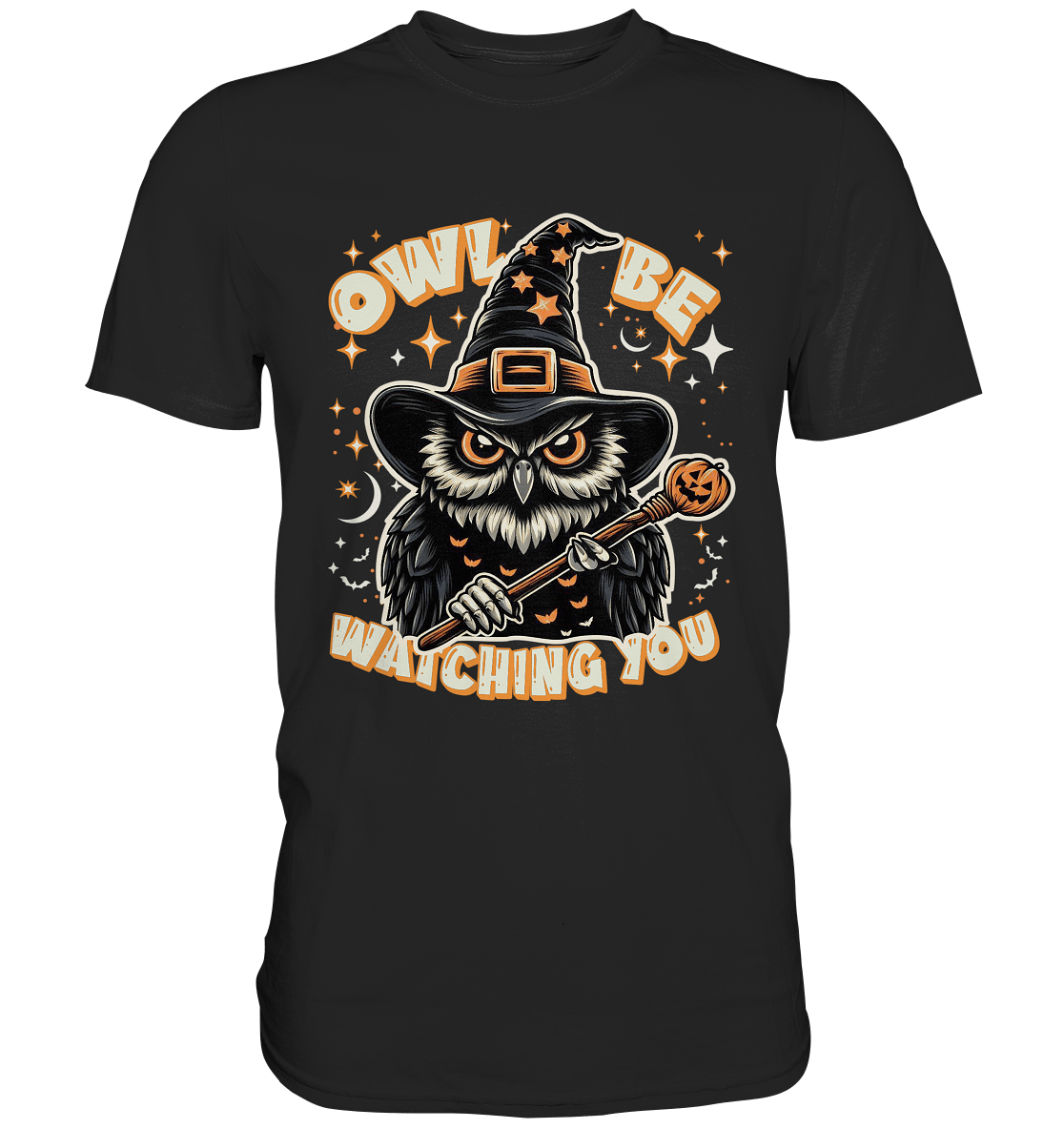 Owl Be Watching You – Die magische Eule im nächtlichen Zauber! - Premium Shirt - FaunaFeels Onlineshop Unisex - Shirts