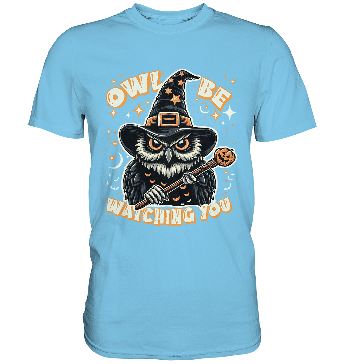 Owl Be Watching You – Die magische Eule im nächtlichen Zauber! - Premium Shirt - FaunaFeels Onlineshop Unisex - Shirts