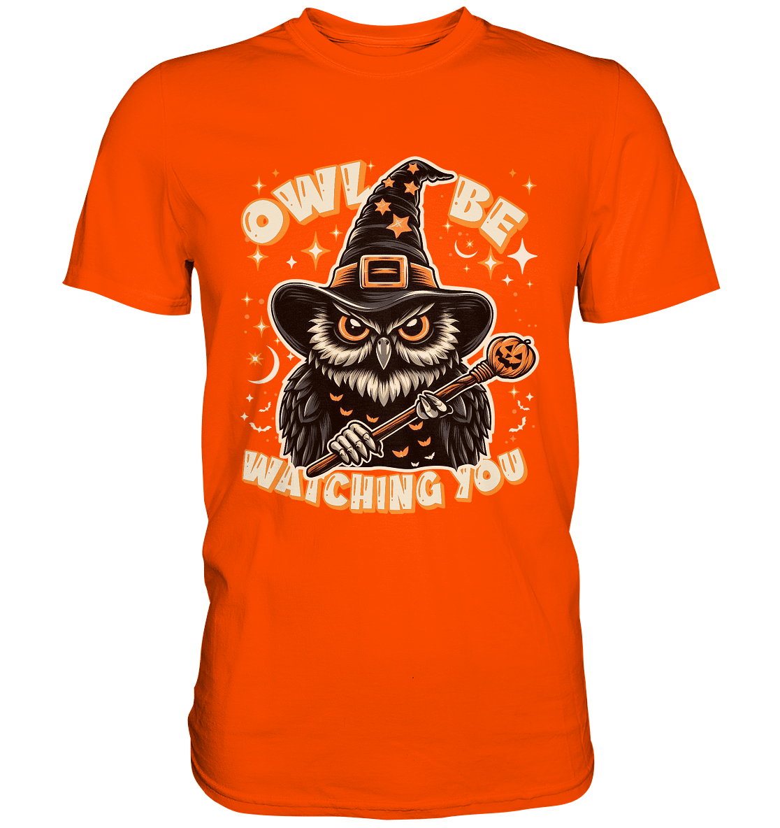 Owl Be Watching You – Die magische Eule im nächtlichen Zauber! - Premium Shirt - FaunaFeels Onlineshop Unisex - Shirts