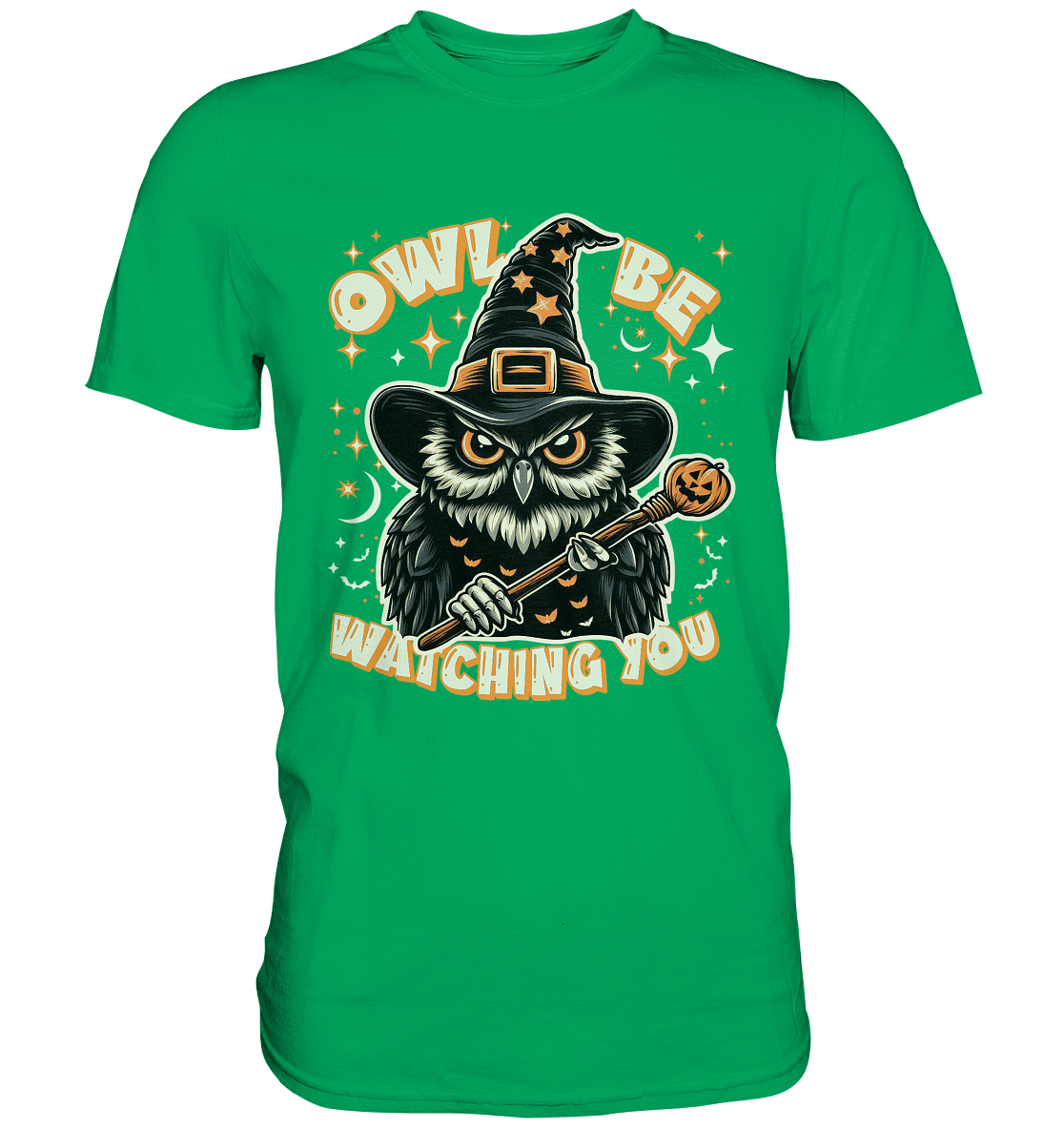 Owl Be Watching You – Die magische Eule im nächtlichen Zauber! - Premium Shirt - FaunaFeels Onlineshop Unisex - Shirts