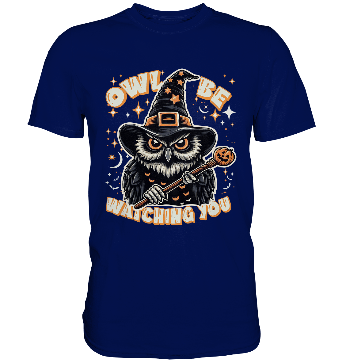 Owl Be Watching You – Die magische Eule im nächtlichen Zauber! - Premium Shirt - FaunaFeels Onlineshop Unisex - Shirts