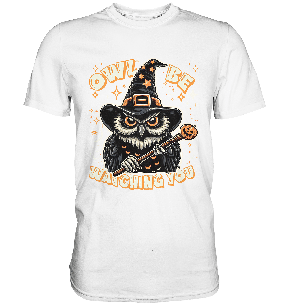 Owl Be Watching You – Die magische Eule im nächtlichen Zauber! - Premium Shirt - FaunaFeels Onlineshop Unisex - Shirts
