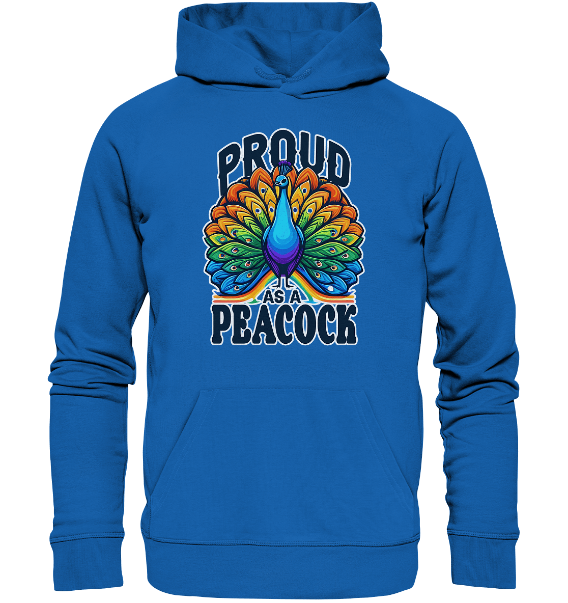 Proud as a Peacock – Strahlender Regenbogen - Pfau - Premium Unisex Hoodie - FaunaFeels Onlineshop Hoodies