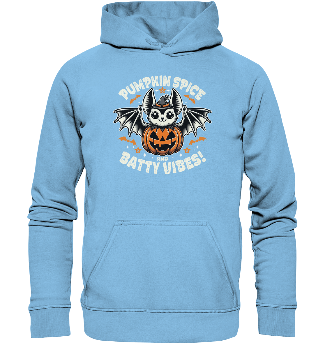 Pumpkin Spice und Batty Vibes – Süß und frech zugleich! - Kids Premium Hoodie - FaunaFeels Onlineshop Kids & Babys