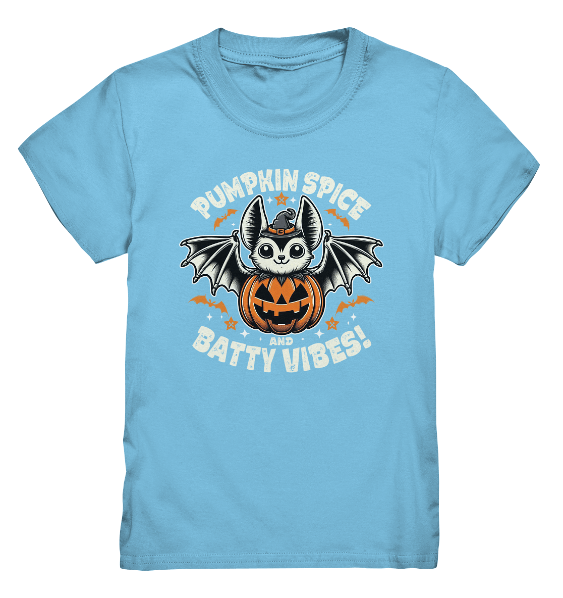 Pumpkin Spice und Batty Vibes – Süß und frech zugleich! - Kids Premium Shirt - FaunaFeels Onlineshop Kids & Babys
