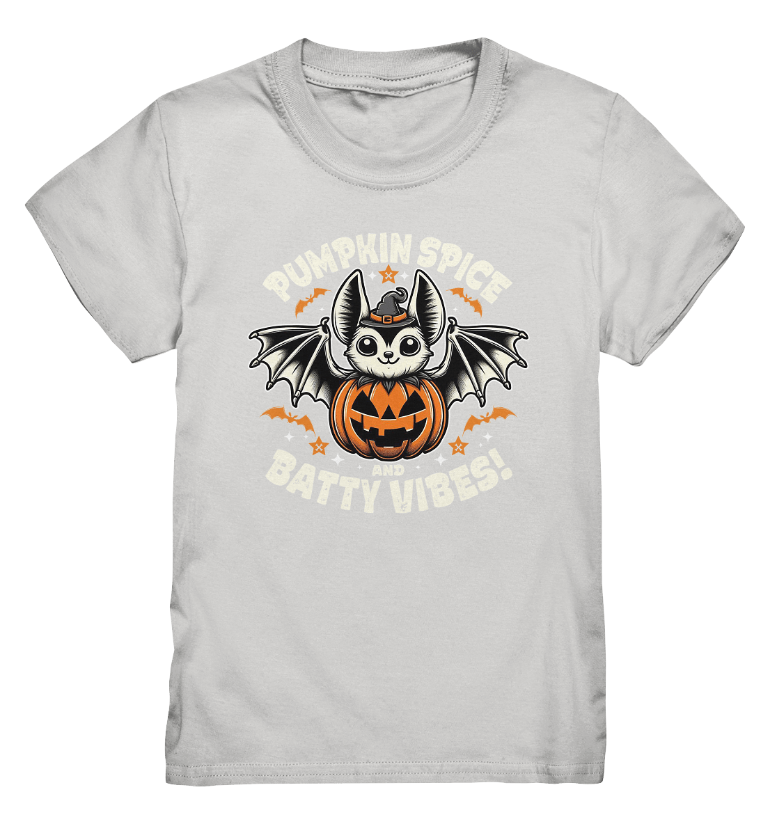 Pumpkin Spice und Batty Vibes – Süß und frech zugleich! - Kids Premium Shirt - FaunaFeels Onlineshop Kids & Babys