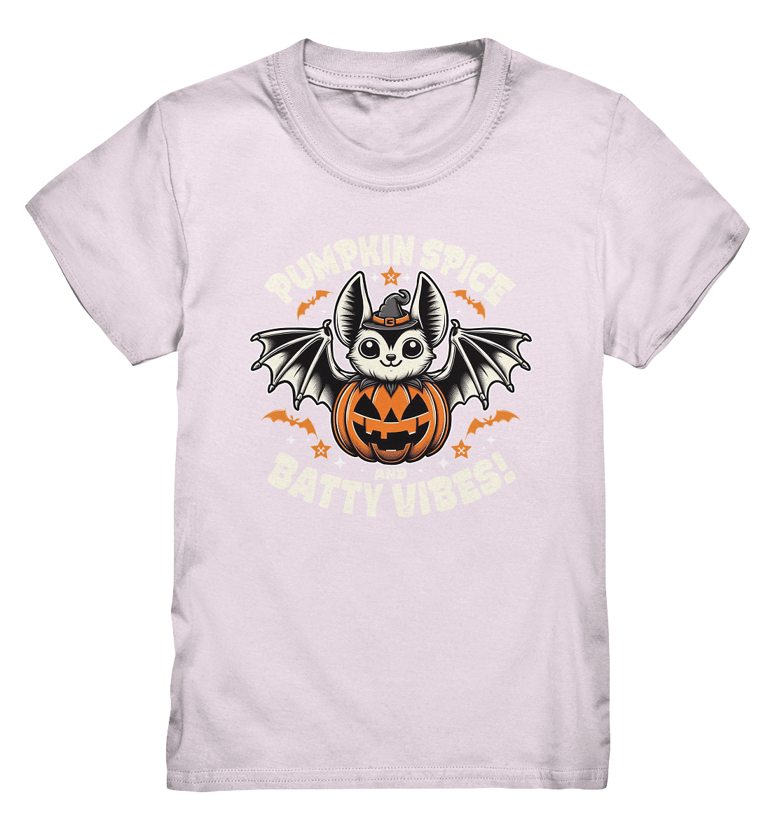 Pumpkin Spice und Batty Vibes – Süß und frech zugleich! - Kids Premium Shirt - FaunaFeels Onlineshop Kids & Babys