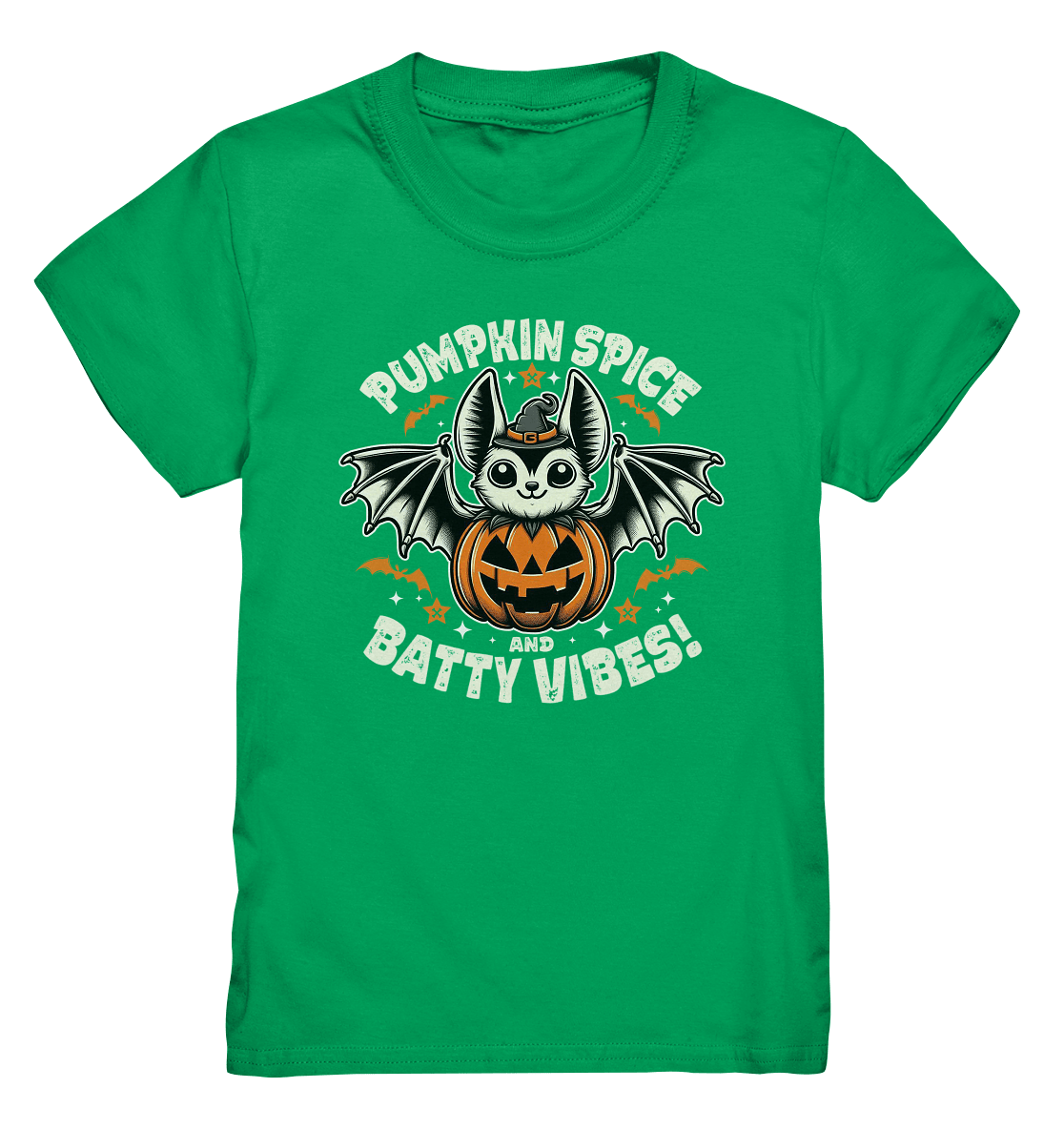 Pumpkin Spice und Batty Vibes – Süß und frech zugleich! - Kids Premium Shirt - FaunaFeels Onlineshop Kids & Babys