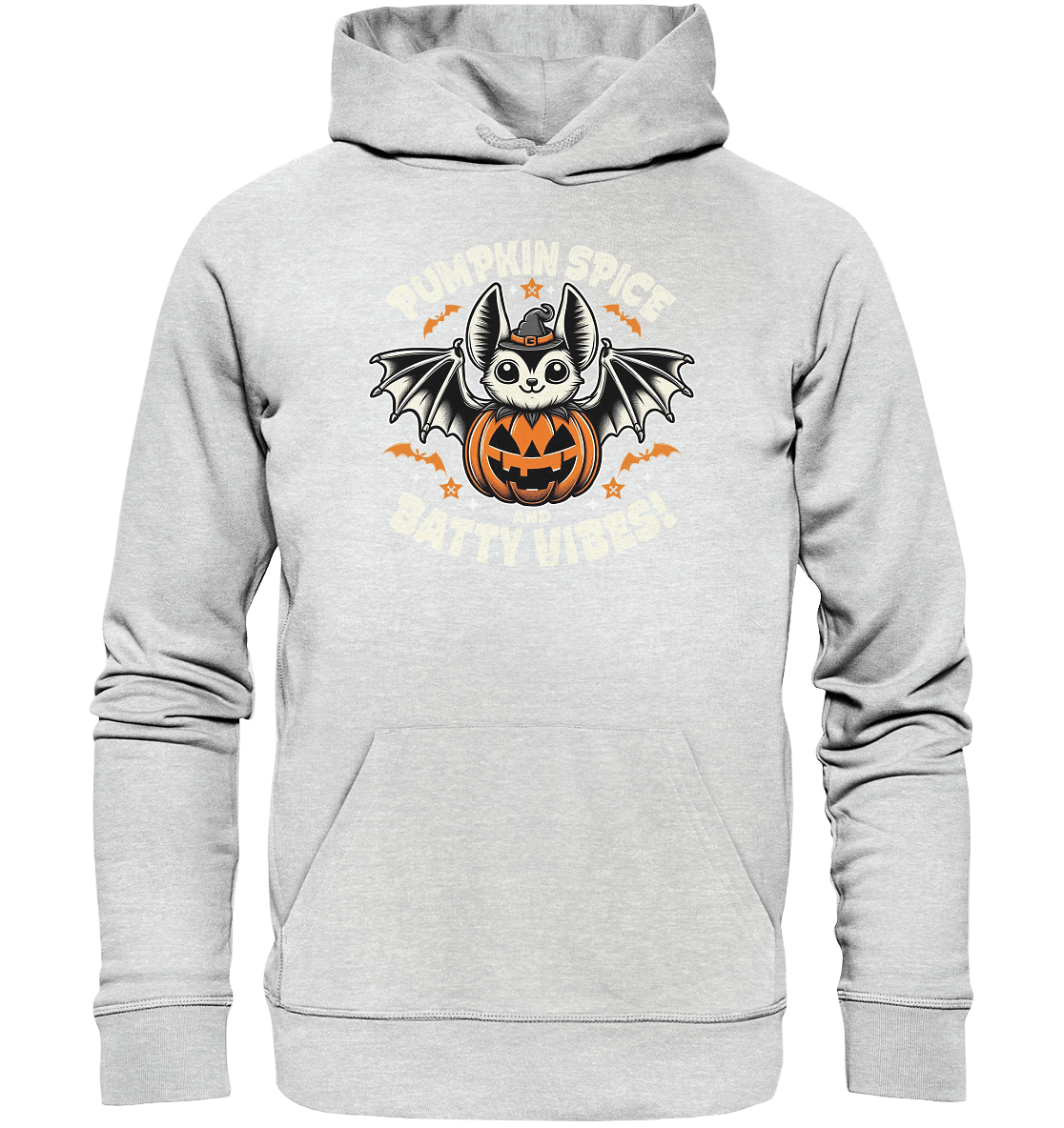 Pumpkin Spice und Batty Vibes – Süß und frech zugleich! - Premium Unisex Hoodie - FaunaFeels Onlineshop Hoodies