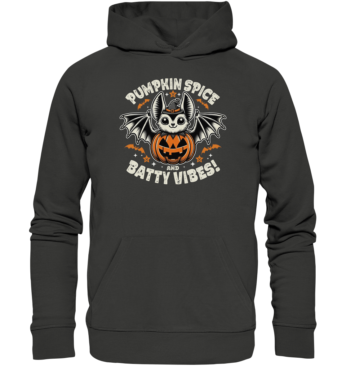 Pumpkin Spice und Batty Vibes – Süß und frech zugleich! - Premium Unisex Hoodie - FaunaFeels Onlineshop Hoodies