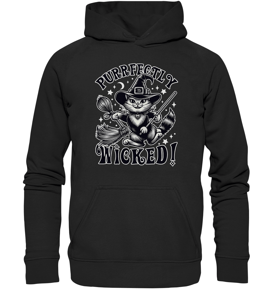 Purrfectly Wicked – Magischer Katzenzauber mit Schalk - Kids Premium Hoodie - FaunaFeels Onlineshop Kids & Babys