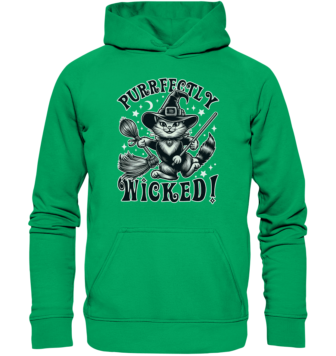 Purrfectly Wicked – Magischer Katzenzauber mit Schalk - Kids Premium Hoodie - FaunaFeels Onlineshop Kids & Babys
