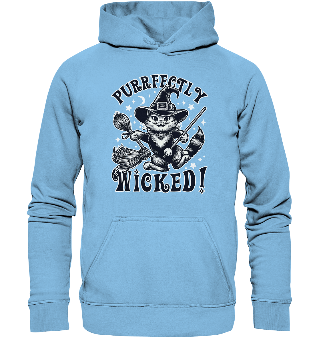 Purrfectly Wicked – Magischer Katzenzauber mit Schalk - Kids Premium Hoodie - FaunaFeels Onlineshop Kids & Babys