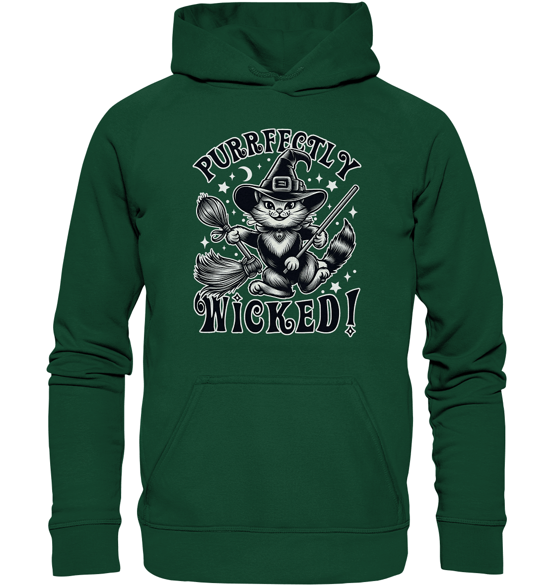 Purrfectly Wicked – Magischer Katzenzauber mit Schalk - Kids Premium Hoodie - FaunaFeels Onlineshop Kids & Babys