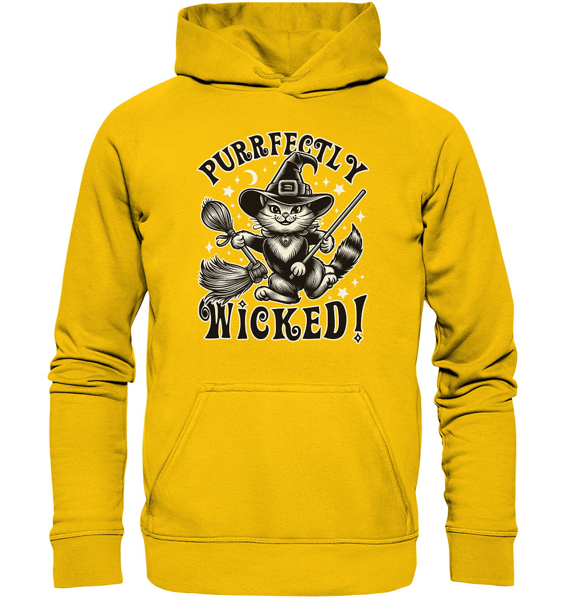 Purrfectly Wicked – Magischer Katzenzauber mit Schalk - Kids Premium Hoodie - FaunaFeels Onlineshop Kids & Babys