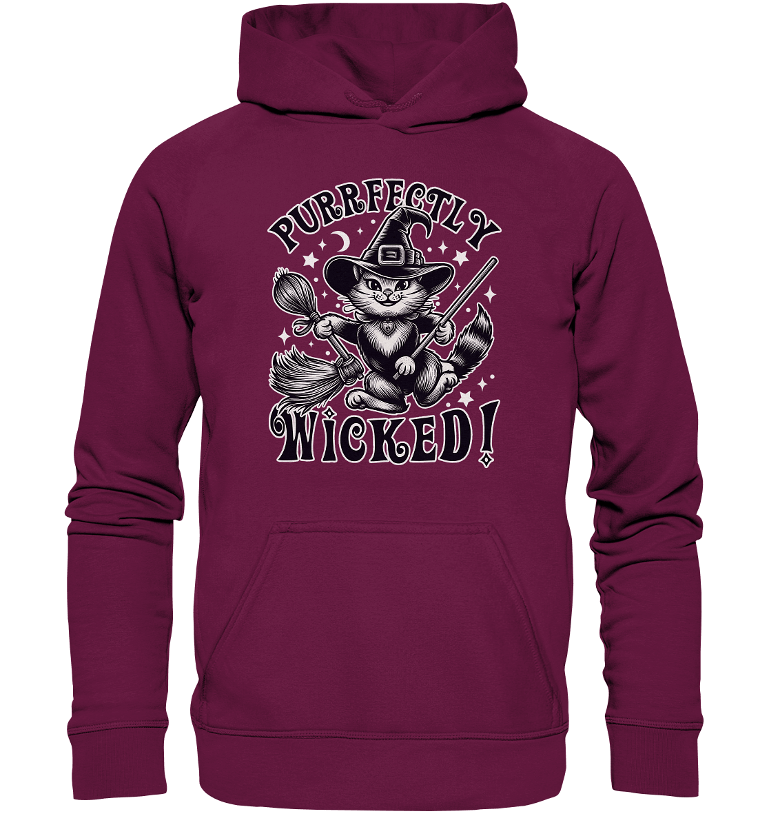 Purrfectly Wicked – Magischer Katzenzauber mit Schalk - Kids Premium Hoodie - FaunaFeels Onlineshop Kids & Babys